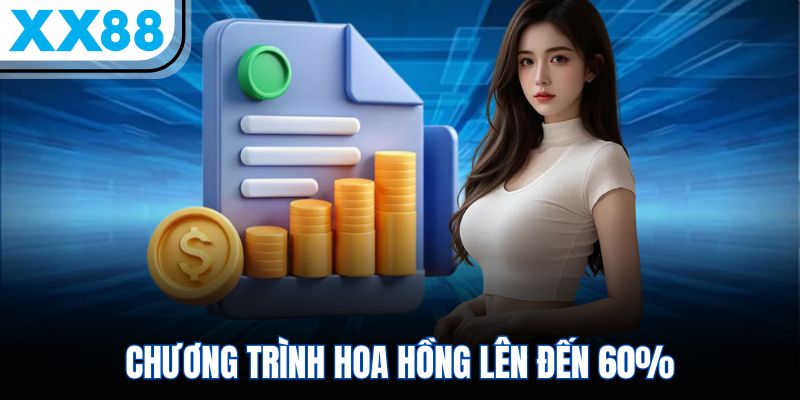 Chương Trình Đại Lý XX88 - Hoa Hồng Khủng 60%, Đầu Tư Sinh Lợi Dài Hạn 3 Chương trình hoa hồng lên đến 60%